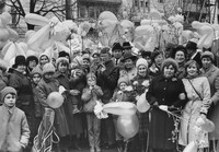 Заводчане на Первомайской де­монстрации