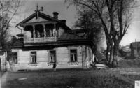 Дом Л.А. Рудницкой на перекрестке с улицей Советской. 1960-е годы
