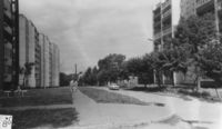 Перспектива от улицы МОПРа на юг. 1980-е годы 