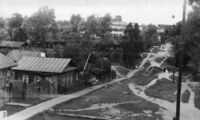 Перспектива от улицы Р. Люксембург на север. 1960-е годы