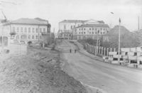 Перспектива от улицы Горбачева на север. 1980-е годы