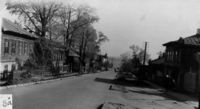 Перспектива от улицы Ленина на восток летом. 1960-е годы. 