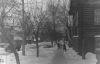 Перспектива от улицы К. Маркса на запад. 1960-е годы