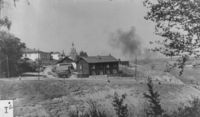 Перспектива от улицы Большевиков на восток. 1950-е годы. Фото 2
