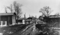 Перспектива от улицы К. Маркса на восток. 1950-е годы