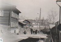 Перспектива от улицы М. Гвардии на северо-восток. 1970-е годы