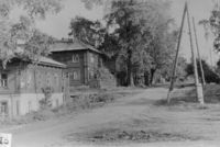 Перспектива от улицы Горбачева на юг летом. 1960-е годы